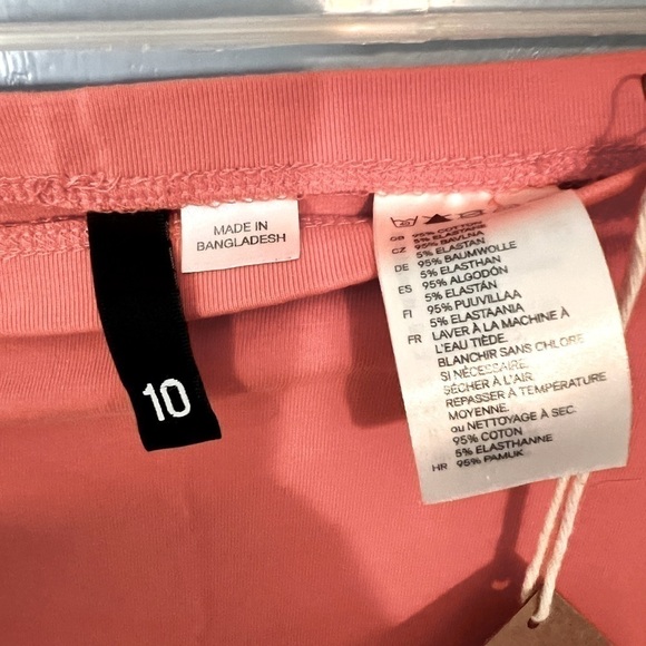 Women’s DIVIDED BY H&M Peach Mini Skirt - Size 10 - Picture 5 of 5